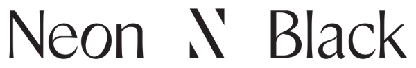 Neon Black logo, House of MNEEMO partner